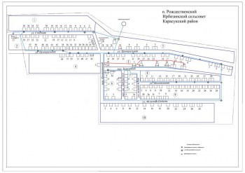 Схема п. Рождественский